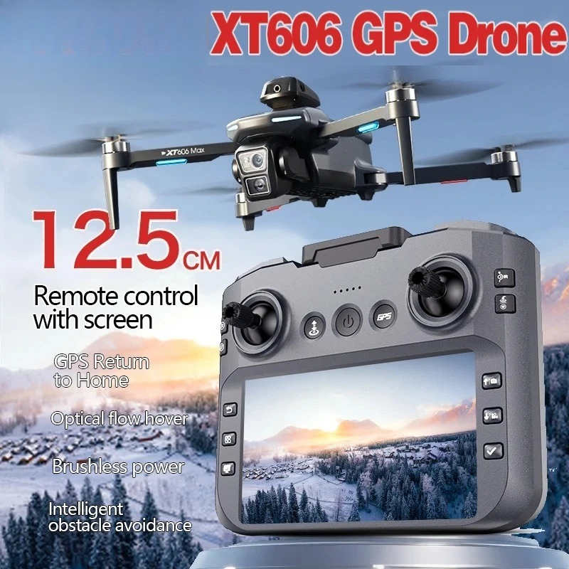 Jjrc Drone X12 - Drone GPS XT606 MAX Asli 4k